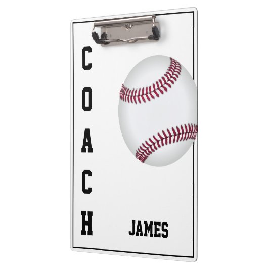 Klembord voor het klembord van de Baseball Coach (Links)