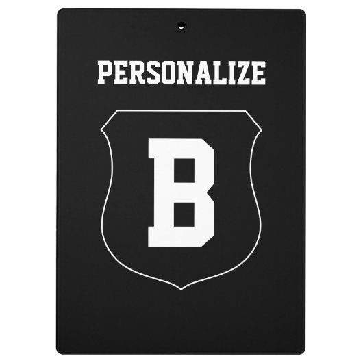 Klembord voor honkbaltrainers |  naam (Achterkant)