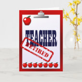 Klembord voor in ruste lesgevers Apples Kaart (Gele Bloem)