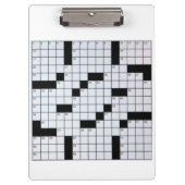 Klembord voor kruiswoordraster (Voorkant)