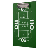 Klembord voor Lacrosse Field (Links)