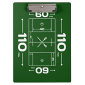 Klembord voor Lacrosse Field (Voorkant)