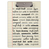 Klembord voor legale advertentie (Voorkant)