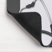 Klembord voor medisch grijs gebruik met stethoscoo muismat (Hoek)