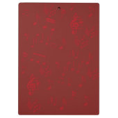 Klembord voor muzieknotitie (Achterkant)