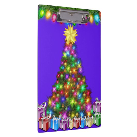 Klembord voor prettige kerst (Rechts)