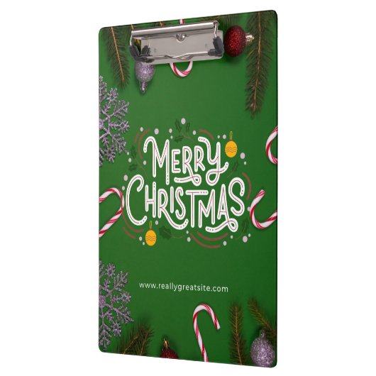 Klembord voor prettige kerst (Links)