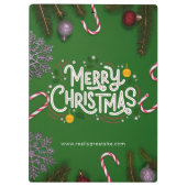 Klembord voor prettige kerst (Achterkant)