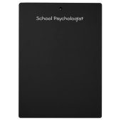 Klembord voor psycholoog op school (Achterkant)
