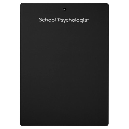 Klembord voor psycholoog op school (Achterkant)