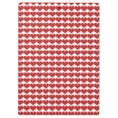 Klembord voor Red Cute Hearts (Achterkant)
