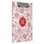 Klembord voor rode en witte Floral (Rechts)