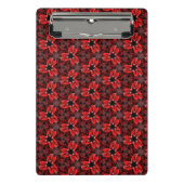 Klembord voor rode en zwarte Floral Show (Voorkant)