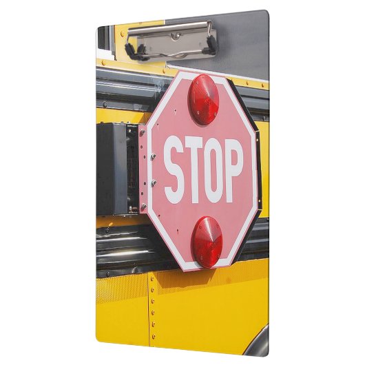 Klembord voor schoolbus stoppen (Links)