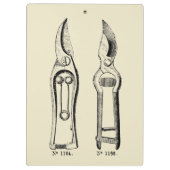 Klembord voor  tuinbouwgereedschappen (Achterkant)