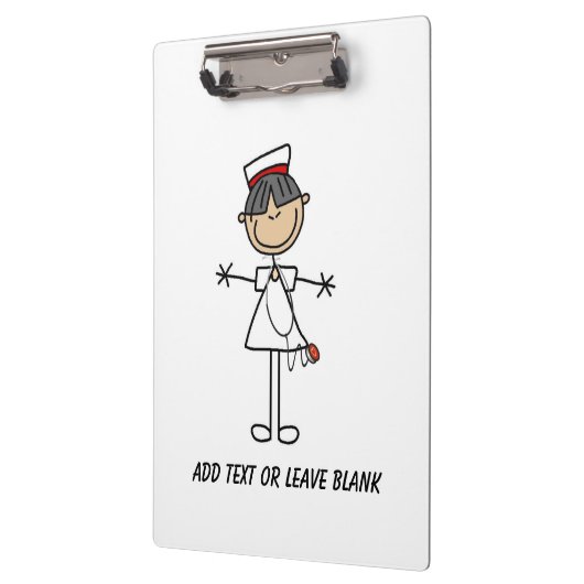 klembord voor verpleegkundigen van Aziatische Vrou (Links)