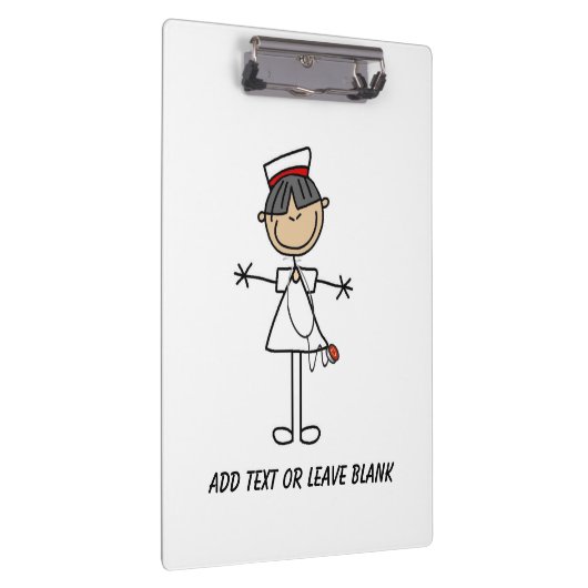 klembord voor verpleegkundigen van Aziatische Vrou (Rechts)