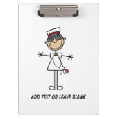 klembord voor verpleegkundigen van Aziatische Vrou (Voorkant)