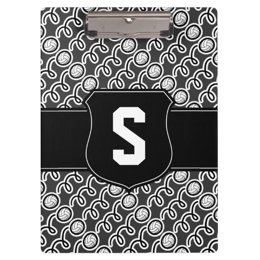 Klembord voor volleybaltrainers | Gepersonaliseerd (Voorkant)