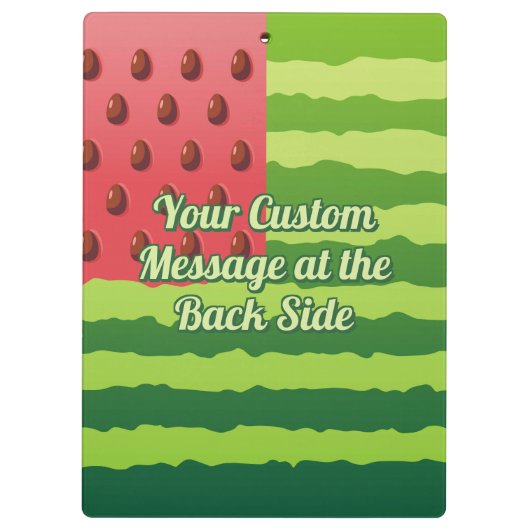 Klembord voor watermeloen vlag (Achterkant)
