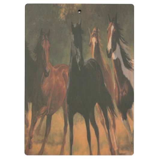 Klembord voor wilde paarden (Achterkant)