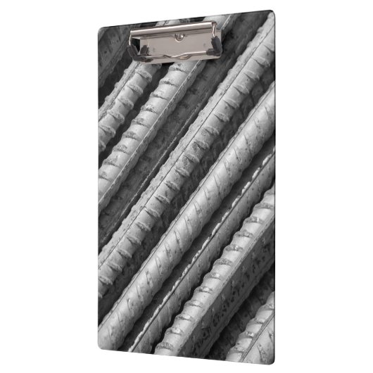 Klembord voor zwart-wit en grijs rebar (Links)