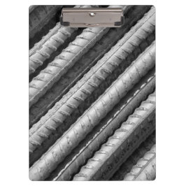 Klembord voor zwart-wit en grijs rebar