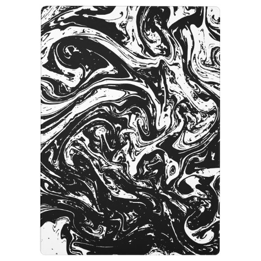 Klembord voor zwarte en witte marmer (Achterkant)
