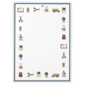 Klembord Wereldbol basisschool (Achterkant)