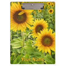 Klembord "Zonnebloem"