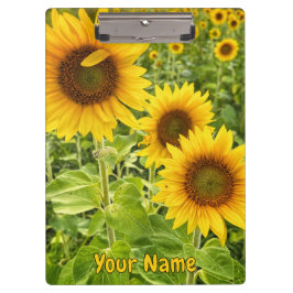 Klembord "Zonnebloem"