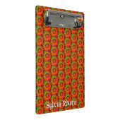 Klembord "Zonnebloempatroon" (Schuin)