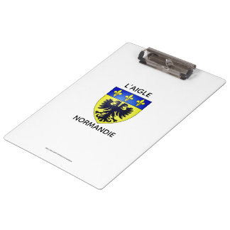 Klemborden met het wapen van L'Aigle - Normandië