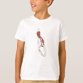 Klemheist accessoire snoer t-shirt (Voorkant)