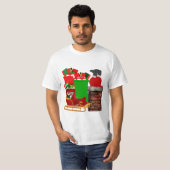 Klemmende Kerstman Tri-Blend T-shirt (Voorkant volledig)