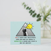 Klench de eerste solidariteit tegen de tirannie va briefkaart (Staand voorkant)