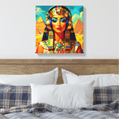 KLEOPATRA KONINGIN VAN DE NIJL CANVAS AFDRUK (Insitu (Slaapkamer))