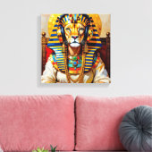 KLEOPATRA KONINGIN VAN DE NIJL-LEEUWIN CANVAS AFDRUK (Insitu (Woonkamer))