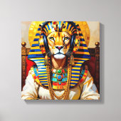 KLEOPATRA KONINGIN VAN DE NIJL-LEEUWIN CANVAS AFDRUK (Voorkant)