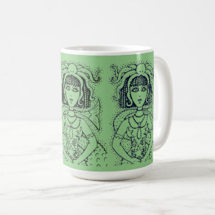 KLEOPATRA OCTOPUS ZEEMEISJE, FANTASIE GOTH SIRENE KOFFIEMOK