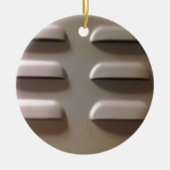 klepdeur keramisch ornament (Voorkant)