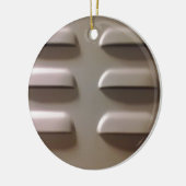 klepdeur keramisch ornament (Links)