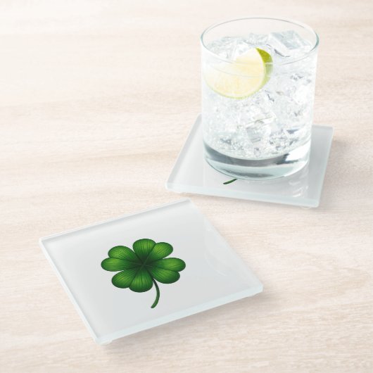 Klepelblad St. Patrick's Day Onderzetter (Schuin)