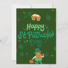 "Klepelbladeren & Schelmenstreken: Een St. Patrick Feestdagenkaart