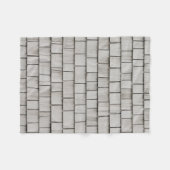 Klepfoto van grijze dakgordels fleece deken (Voorkant (Horizontaal))