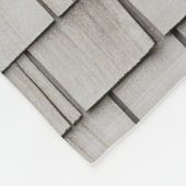 Klepfoto van grijze dakgordels fleece deken (Hoek)