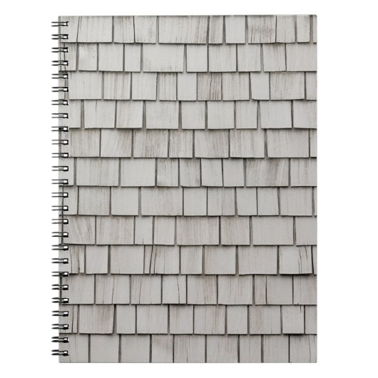 Klepfoto van grijze dakgordels notitieboek (Voorkant)