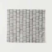 Klepfoto van grijze dakgordels wandkleed (Voorkant (horizontaal))