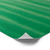Klepfoto van groen blad poster (Hoek)