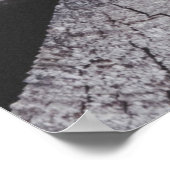 Klepfoto van vuurhoutschoorsteen poster (Hoek)